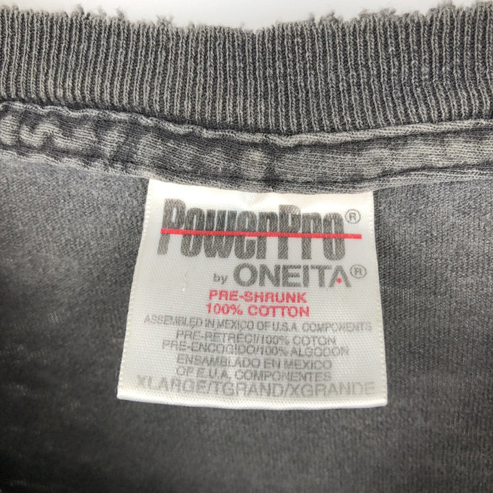 90'S ONEITA CAMEL Advertising T-shirt, Men's XL equivalent, Vintage cotton Charcoal Vintage Second Hand