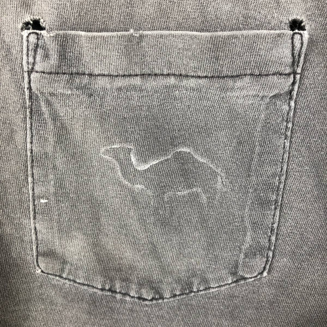 90'S ONEITA CAMEL Advertising T-shirt, Men's XL equivalent, Vintage cotton Charcoal Vintage Second Hand