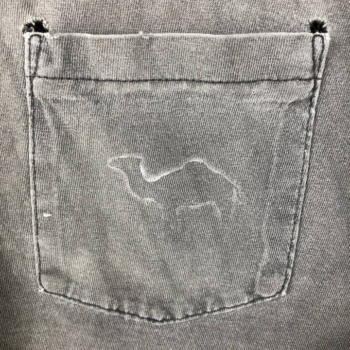 90'S ONEITA CAMEL Advertising T-shirt, Men's XL equivalent, Vintage cotton Charcoal Vintage Second Hand