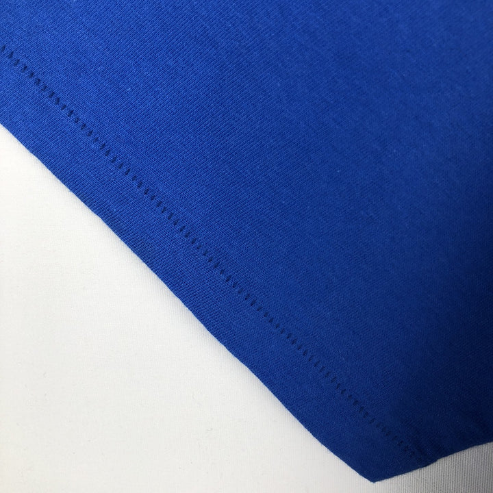 90'S Hanes BEEFY-T Soft-Switch Advertising T-Shirt, Men's XL equivalent, Vintage cotton blue type Vintage Second Hand