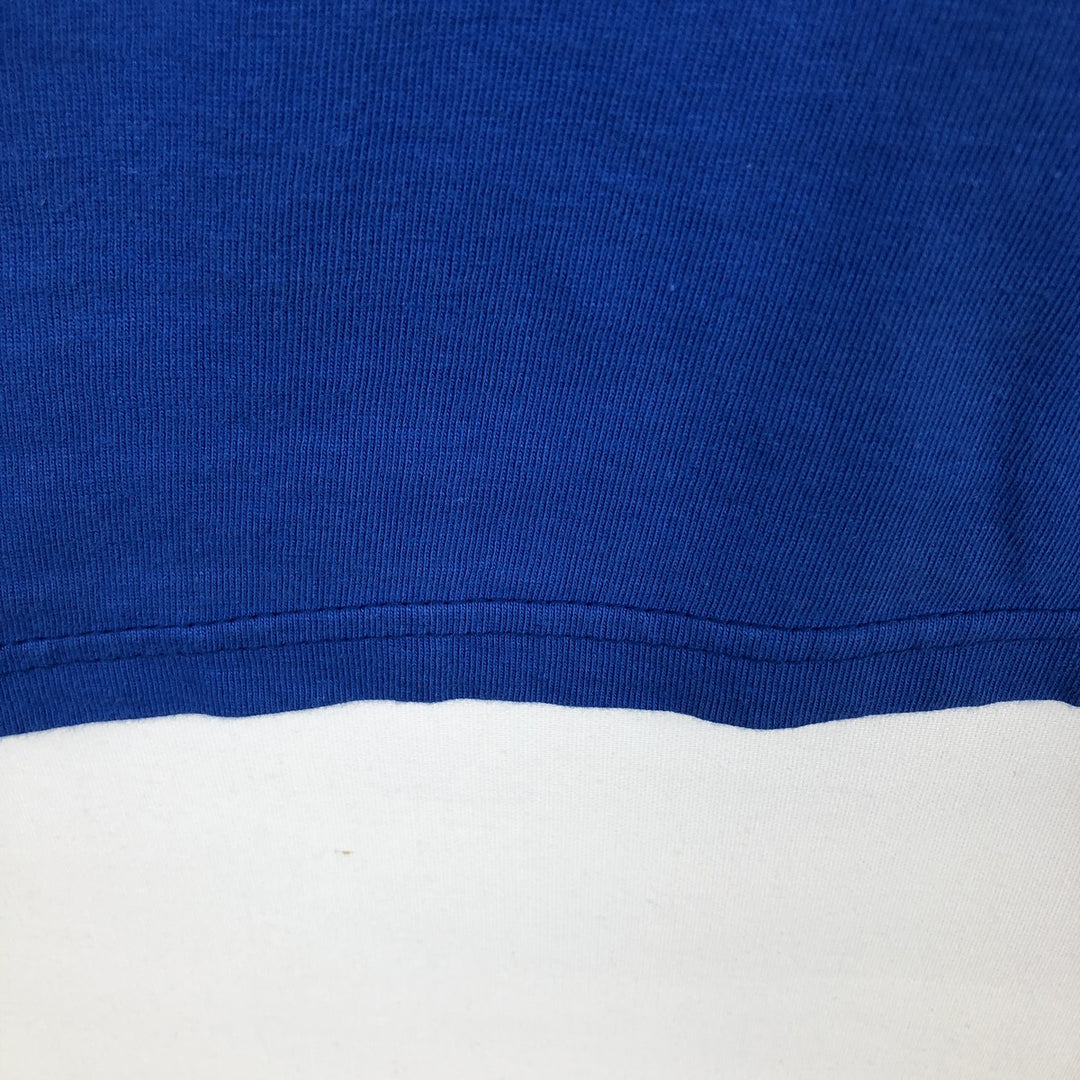 90'S Hanes BEEFY-T Soft-Switch Advertising T-Shirt, Men's XL equivalent, Vintage cotton blue type Vintage Second Hand