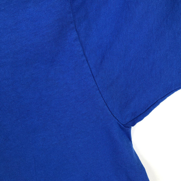 90'S Hanes BEEFY-T Soft-Switch Advertising T-Shirt, Men's XL equivalent, Vintage cotton blue type Vintage Second Hand