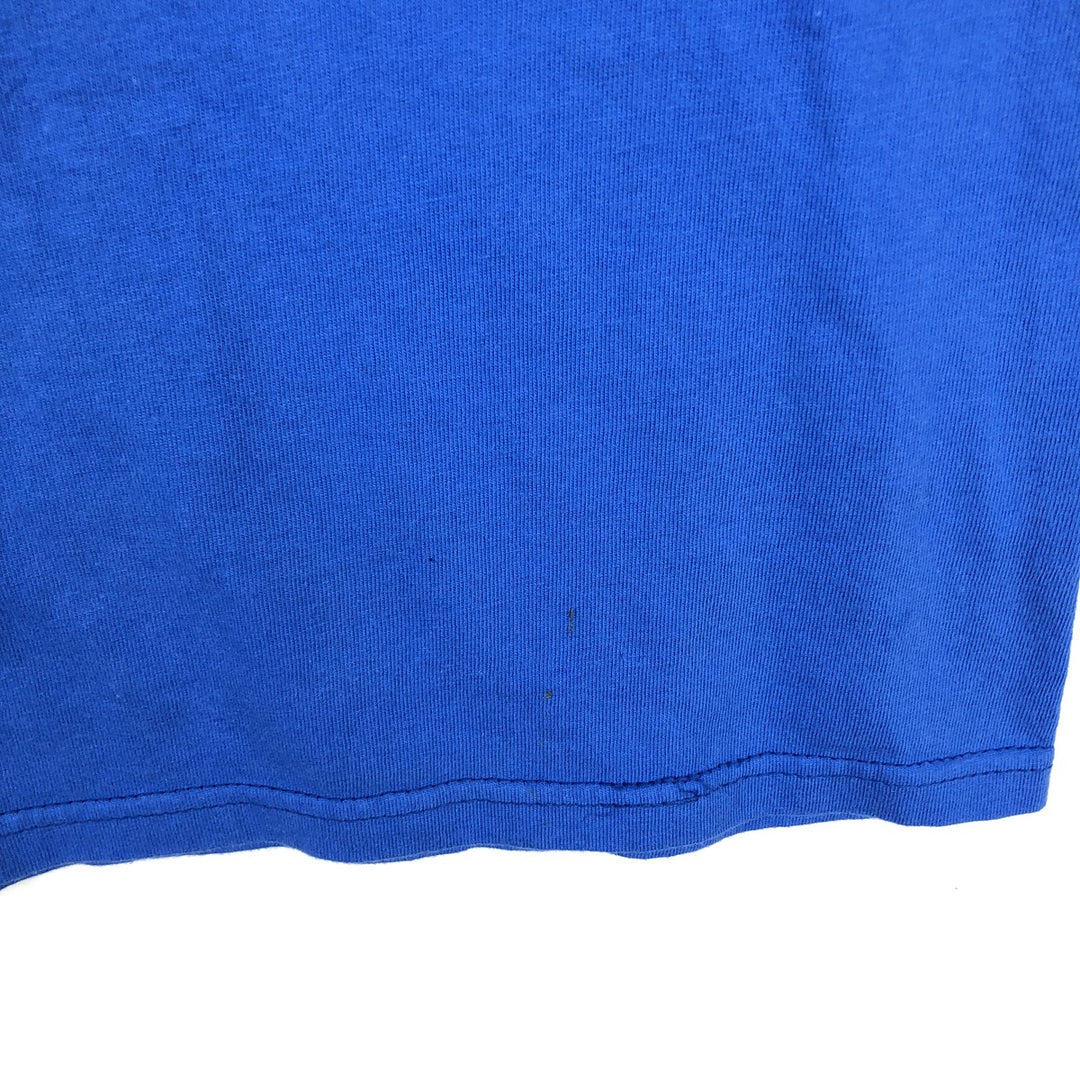 90'S Hanes BEEFY-T Soft-Switch Advertising T-Shirt, Men's XL equivalent, Vintage cotton blue type Vintage Second Hand