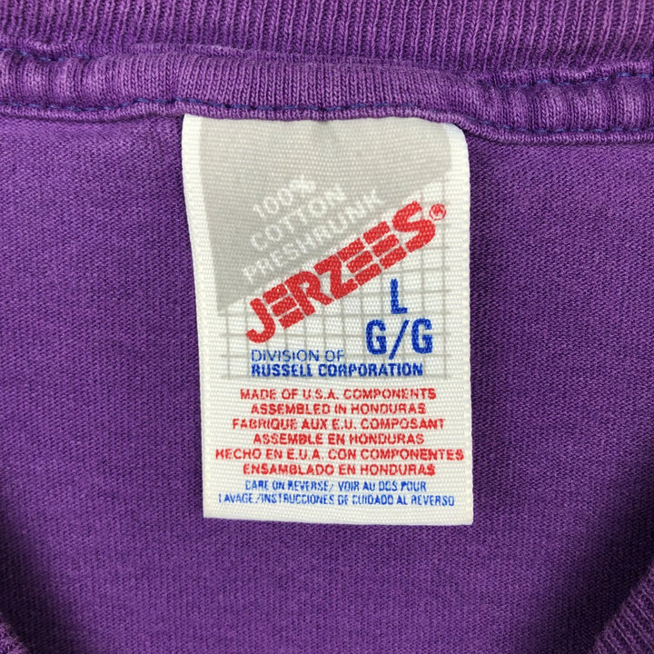 80s-90'S Jerzees ROCKWELL SOFTWARE Advertising T-Shirt, Men's Size L (approx.), Vintage cotton purple type Vintage Second Hand