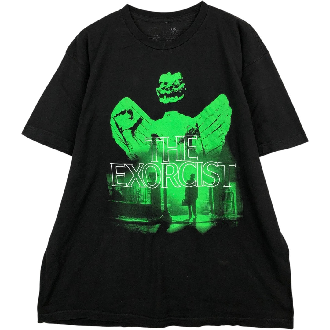 THE EXORCIST Movie T-Shirt (Men's XL equivalent) cotton black type Vintage Second Hand