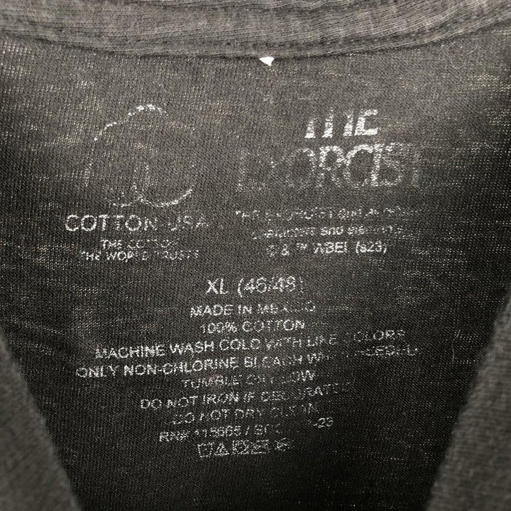 THE EXORCIST Movie T-Shirt (Men's XL equivalent) cotton black type Vintage Second Hand
