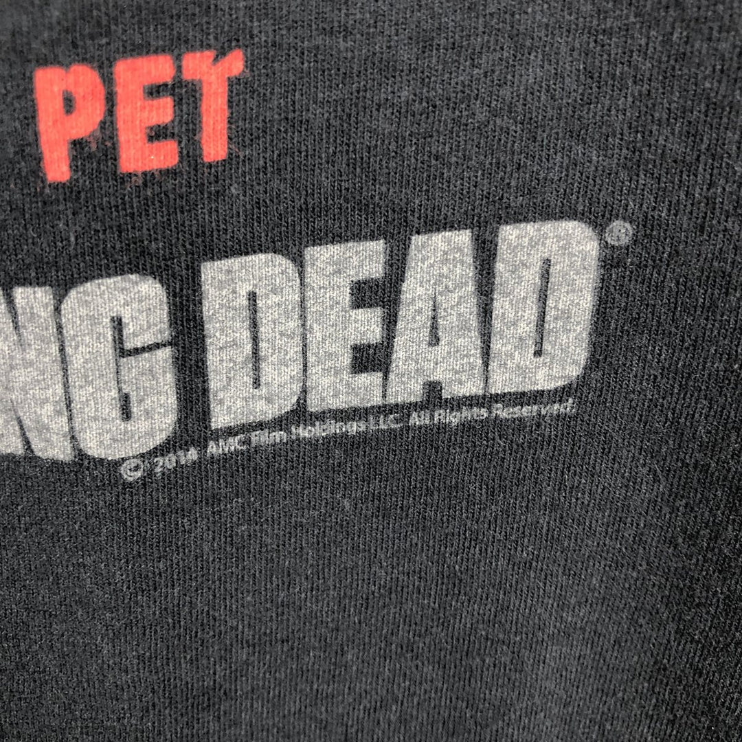 THE WALKING DEAD The Walking Dead Movie T-shirt Men's M size unclear black type Vintage Second Hand