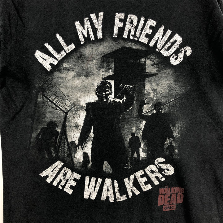 THE WALKING DEAD The Walking Dead Movie T-shirt Men's S size unclear black type Vintage Second Hand