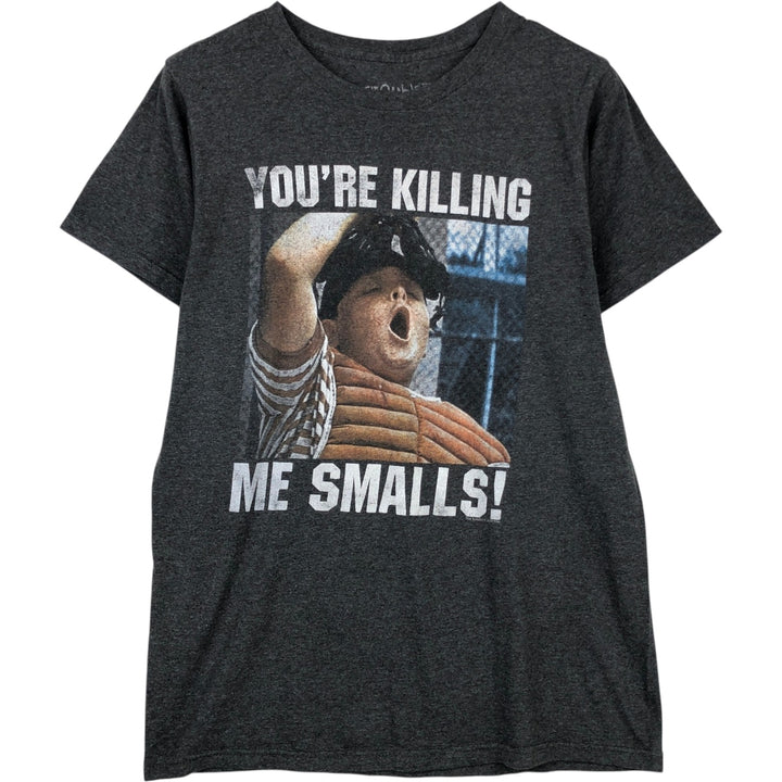 THE SANDLOT Print Movie T-Shirt, Men's Size M (approx.) unclear Charcoal Vintage Second Hand