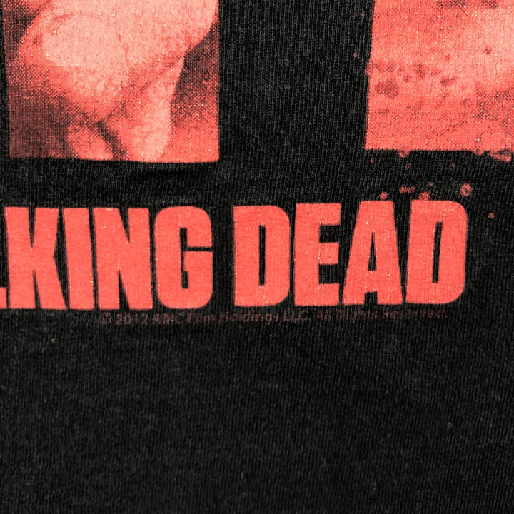 THE WALKING DEAD The Walking Dead Movie T-shirt Men's M size unclear black type Vintage Second Hand