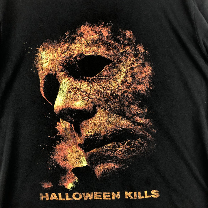 HALLOWEEN KILLS Movie T-Shirt (Men's XL equivalent) cotton black type Vintage Second Hand