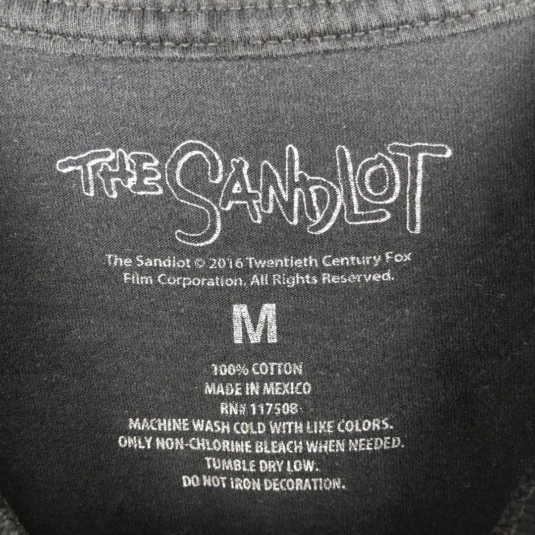 THE SANDLOT Movie T-shirt (Men's size M) cotton black type Vintage Second Hand