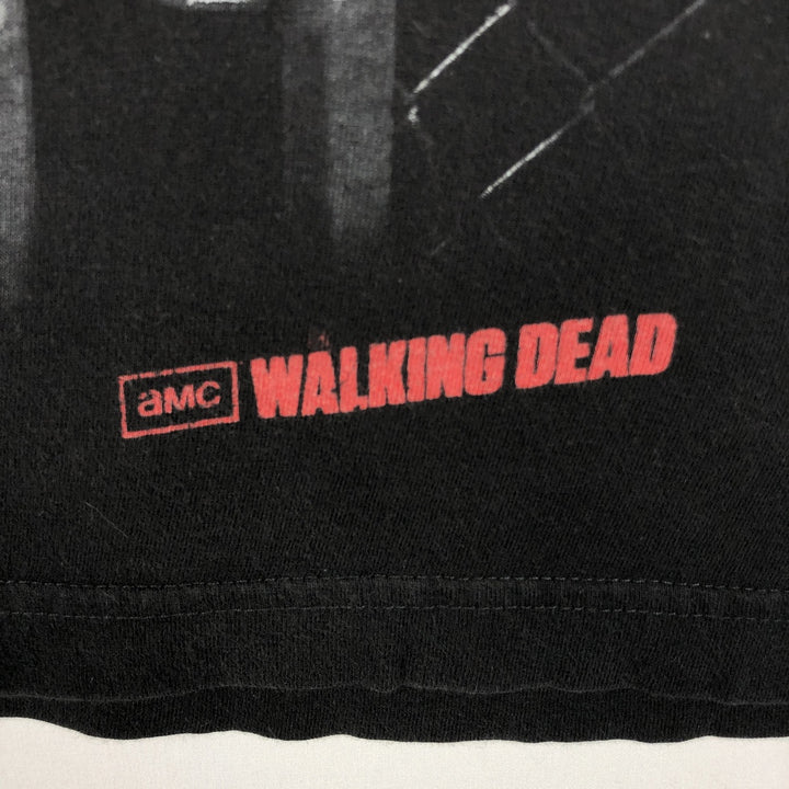 THE WALKING DEAD Large Print Movie T-Shirt (Men's Size S) unclear black type Vintage Second Hand