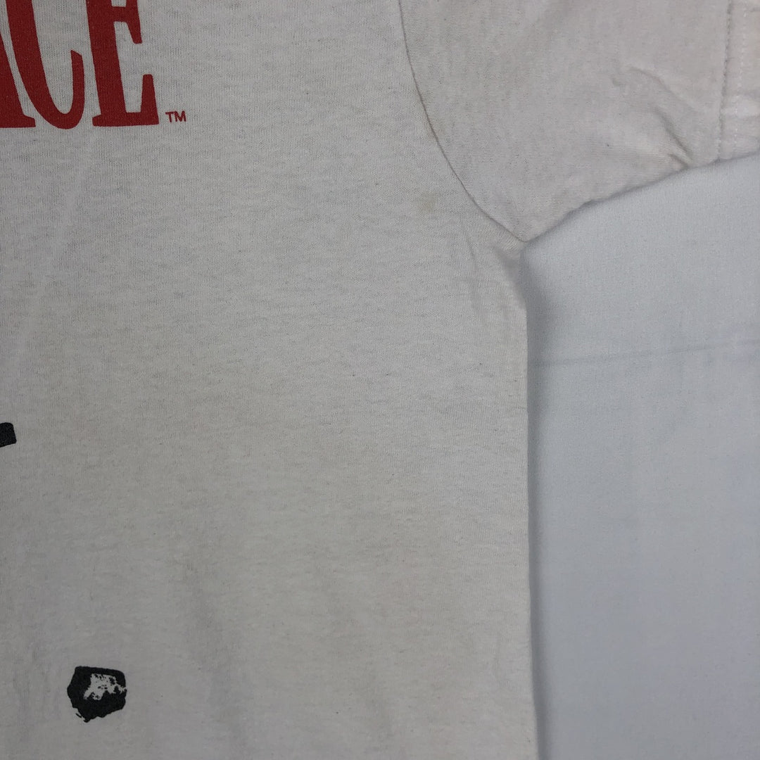 Scarface Movie T-shirt, Men's M size cotton white type Vintage Second Hand