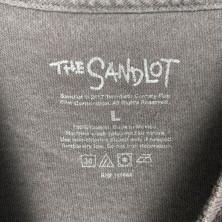 THE SANDLOT Movie T-shirt (Men's size L) cotton gray type Vintage Second Hand