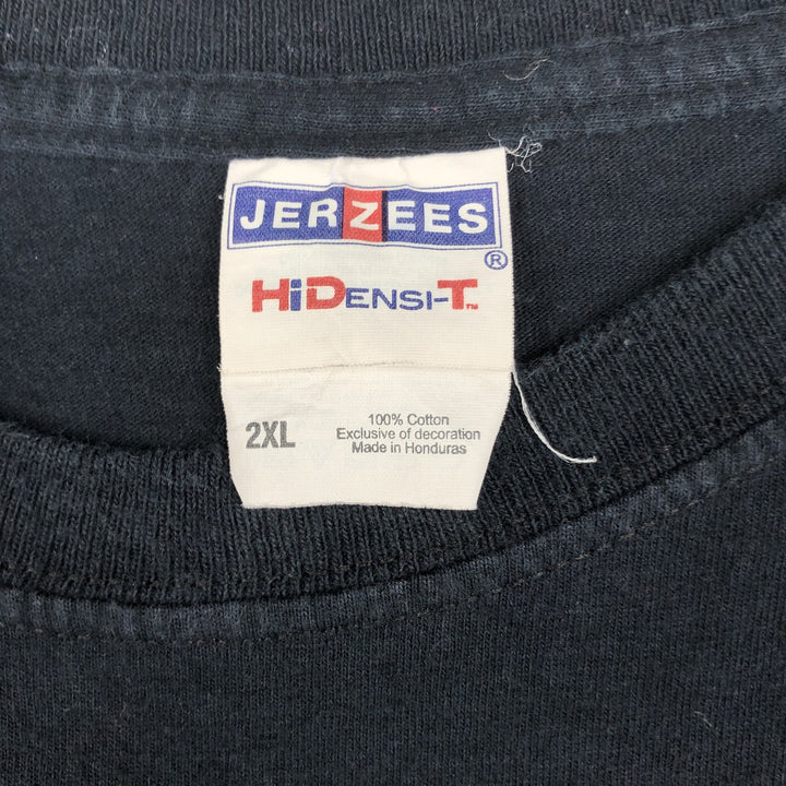 Jerzees THE WALKING DEAD Movie T-shirt for men, equivalent to XXL cotton black type Vintage Second Hand