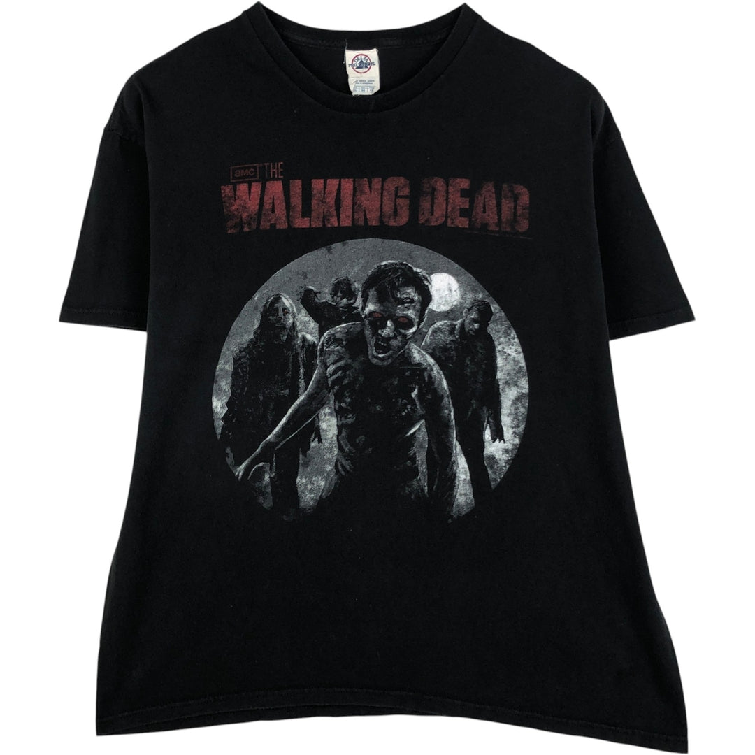 Delta DELTA THE WALKING DEAD Movie T-shirt for men, size XL cotton black type Vintage Second Hand