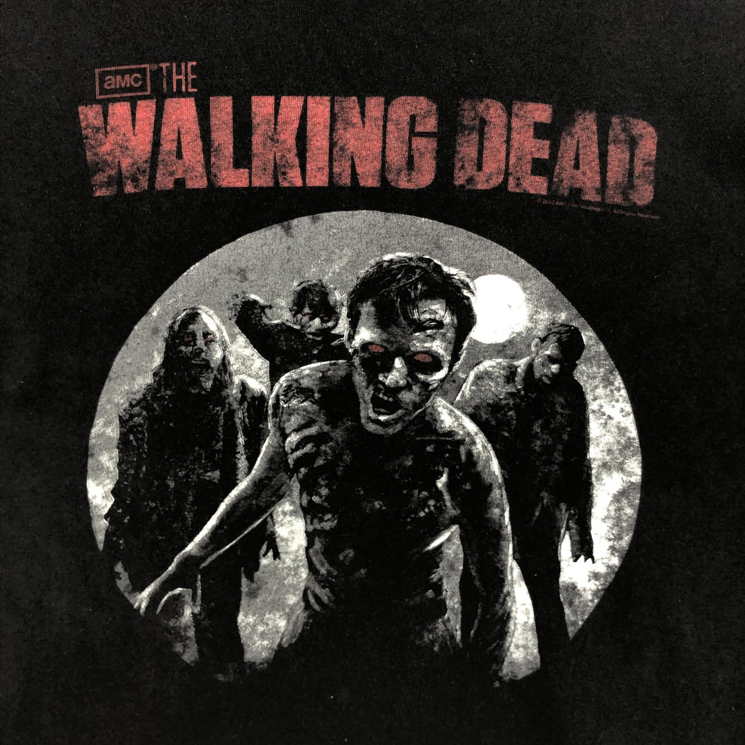 Delta DELTA THE WALKING DEAD Movie T-shirt for men, size XL cotton black type Vintage Second Hand