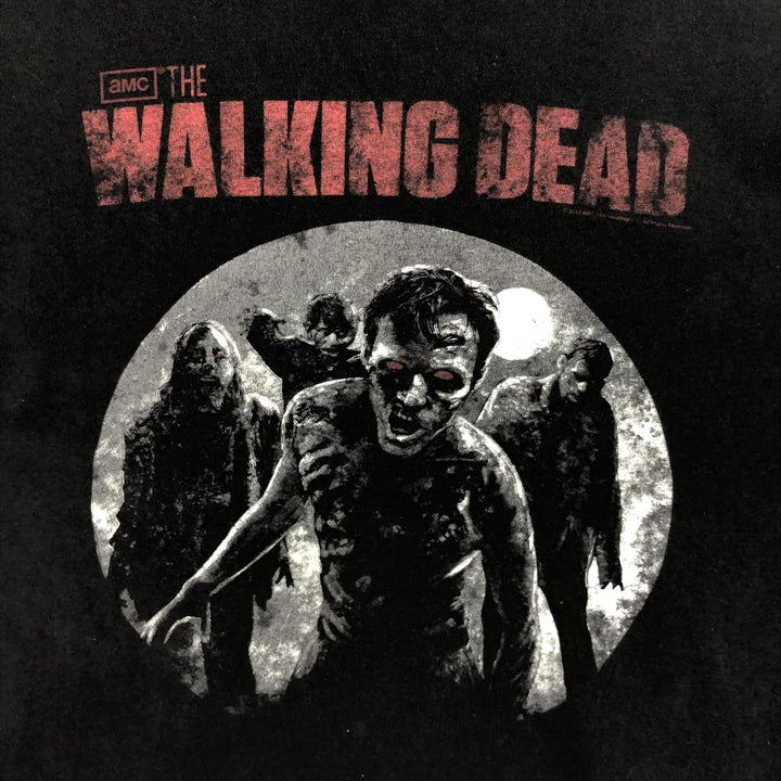 Delta DELTA THE WALKING DEAD Movie T-shirt for men, size XL cotton black type Vintage Second Hand