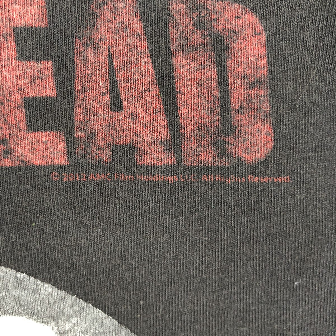 Delta DELTA THE WALKING DEAD Movie T-shirt for men, size XL cotton black type Vintage Second Hand