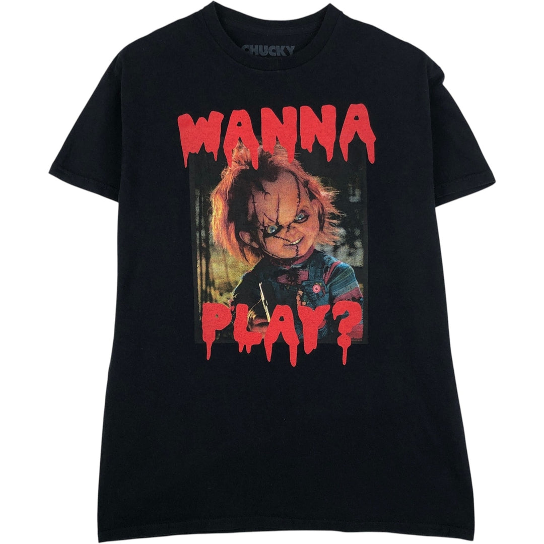 Ripple Junction CHILD'S PLAY CHUCKY Movie T-Shirt (Men's Size M) cotton black type Vintage Second Hand