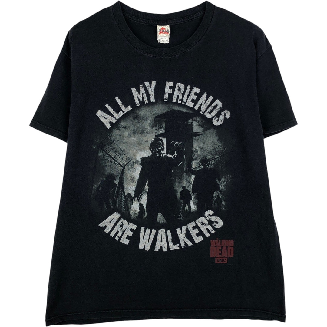 ALSTYLE THE WALKING DEAD Movie T-Shirt, Men's Size L cotton black type Vintage Second Hand