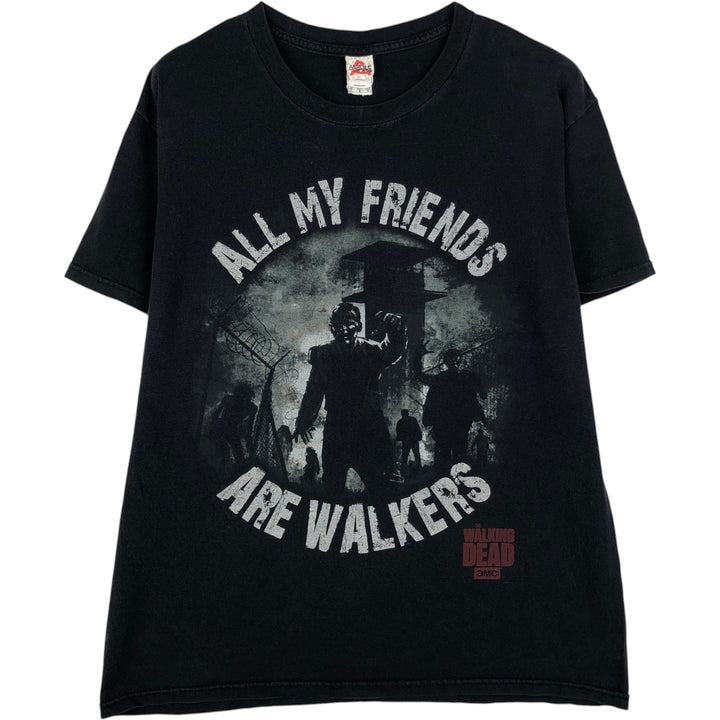 ALSTYLE THE WALKING DEAD Movie T-Shirt, Men's Size L cotton black type Vintage Second Hand