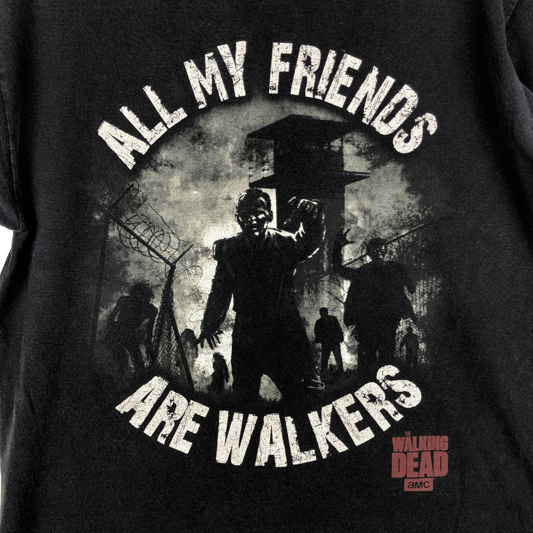 ALSTYLE THE WALKING DEAD Movie T-Shirt, Men's Size L cotton black type Vintage Second Hand