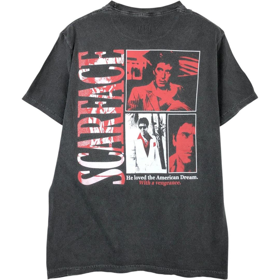 Scarface Movie T-shirt, Men's L size cotton Charcoal Vintage Second Hand