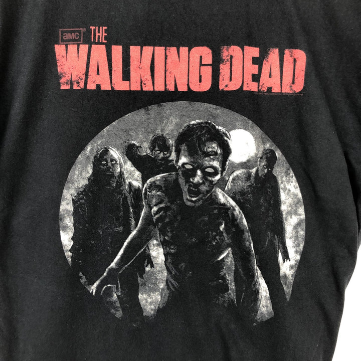 THE WALKING DEAD The Walking Dead Movie T-shirt Men's M size unclear black type Vintage Second Hand