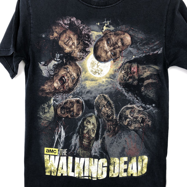 THE WALKING DEAD The Walking Dead Movie T-shirt Men's S size unclear black type Vintage Second Hand