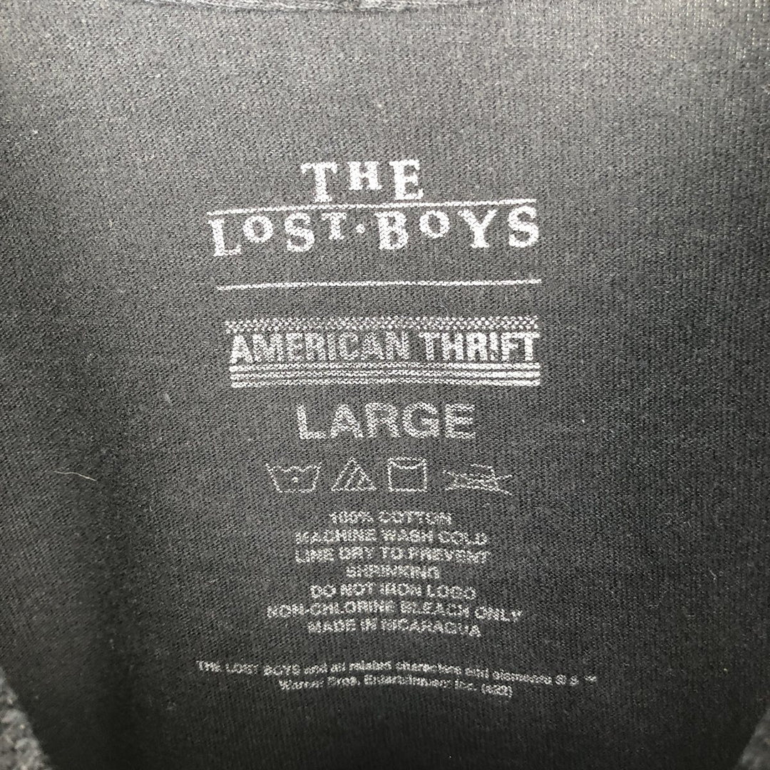 THE LOST BOYS Movie T-Shirt (Men's Size L) cotton black type Vintage Second Hand