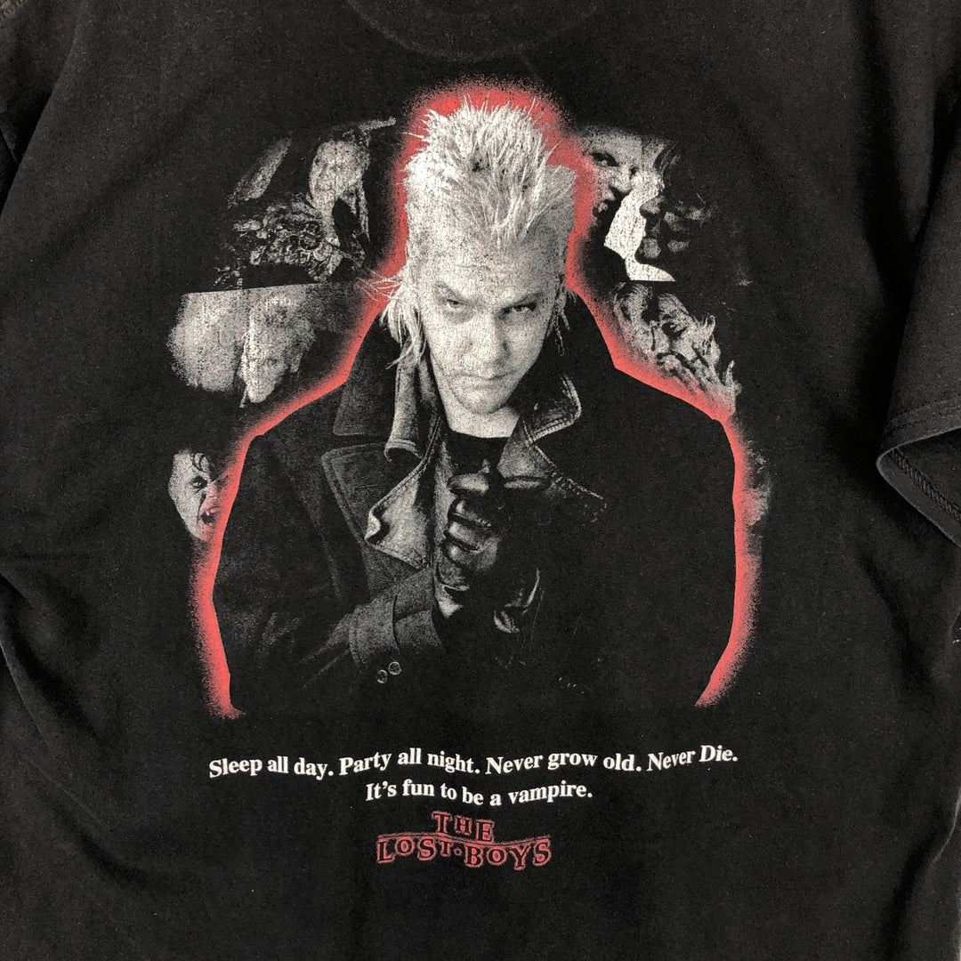 THE LOST BOYS Movie T-Shirt (Men's Size L) cotton black type Vintage Second Hand
