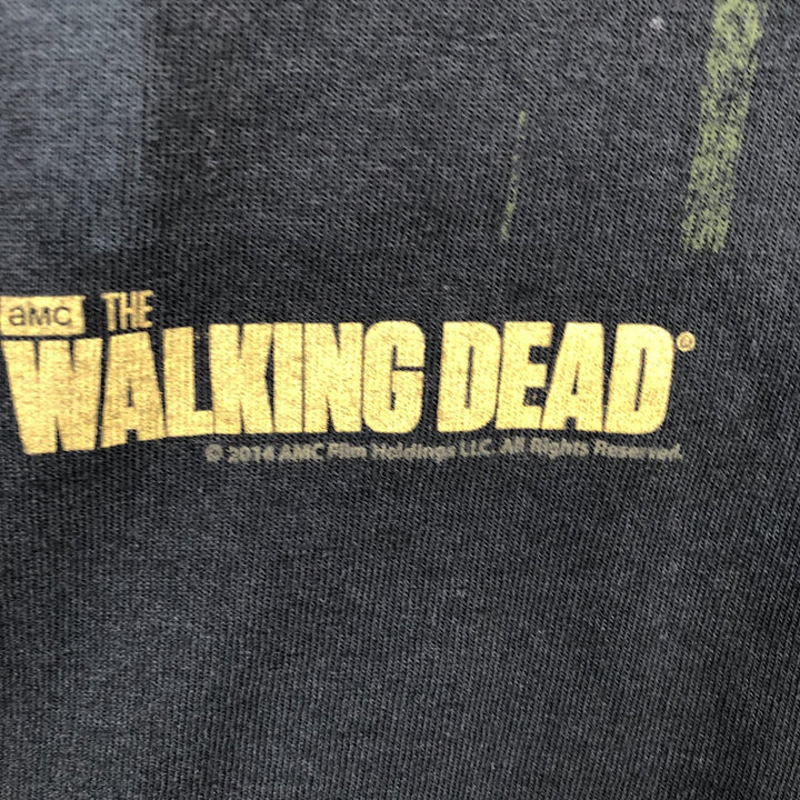 THE WALKING DEAD Rick Grimes Movie T-Shirt (Men's Size M) cotton black type Vintage Second Hand