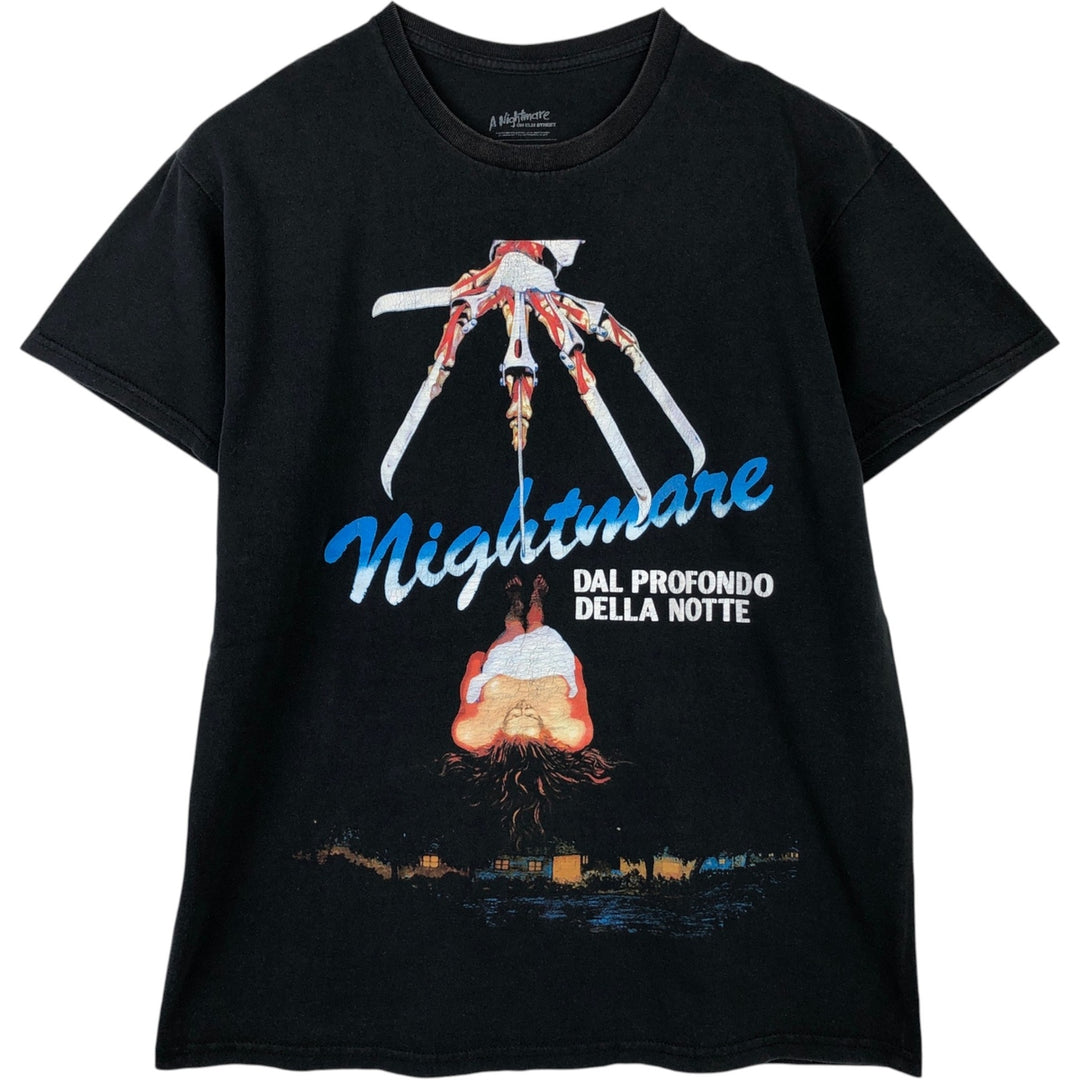 A Nightmare on Elm Street Movie T-Shirt (Men's Size M) cotton black type Vintage Second Hand