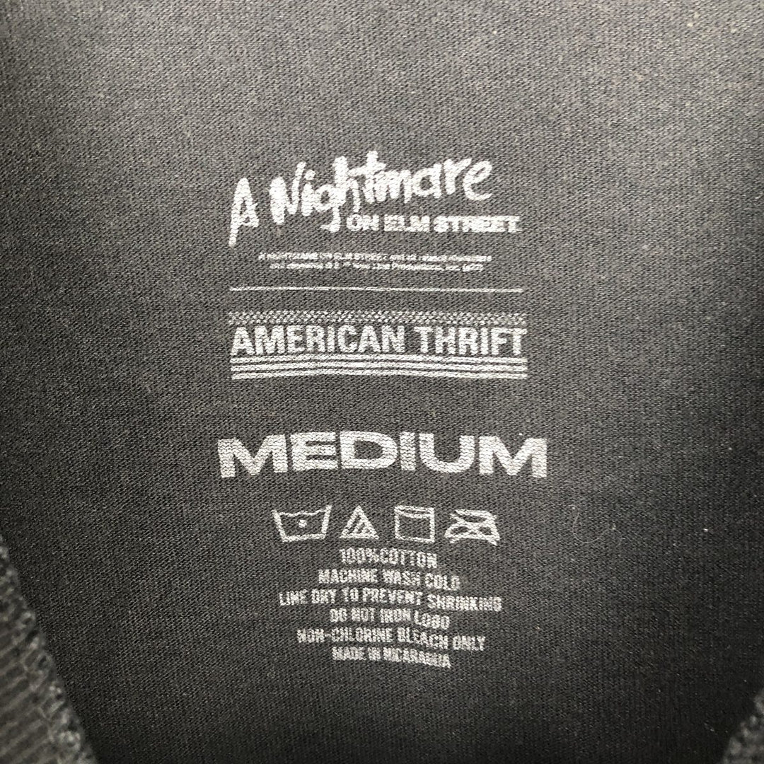 A Nightmare on Elm Street Movie T-Shirt (Men's Size M) cotton black type Vintage Second Hand