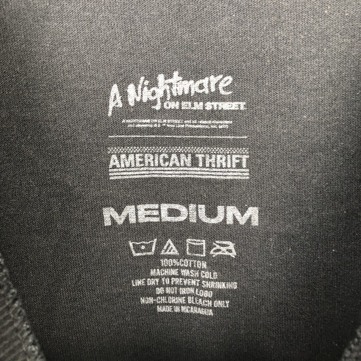 A Nightmare on Elm Street Movie T-Shirt (Men's Size M) cotton black type Vintage Second Hand
