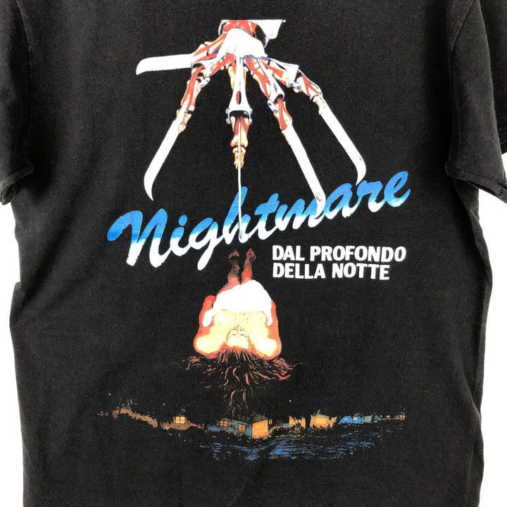 A Nightmare on Elm Street Movie T-Shirt (Men's Size M) cotton black type Vintage Second Hand
