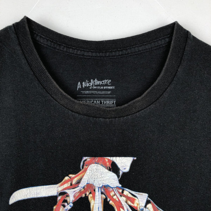 A Nightmare on Elm Street Movie T-Shirt (Men's Size M) cotton black type Vintage Second Hand