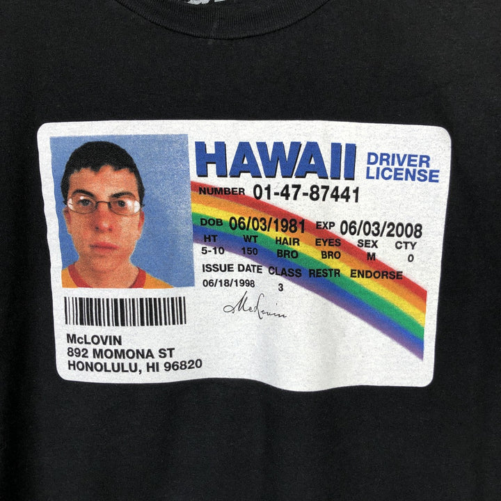 SUPER BAD (Super Bad Virgin Wars) Movie T-Shirt, Men's XL (approx.) cotton black type Vintage Second Hand