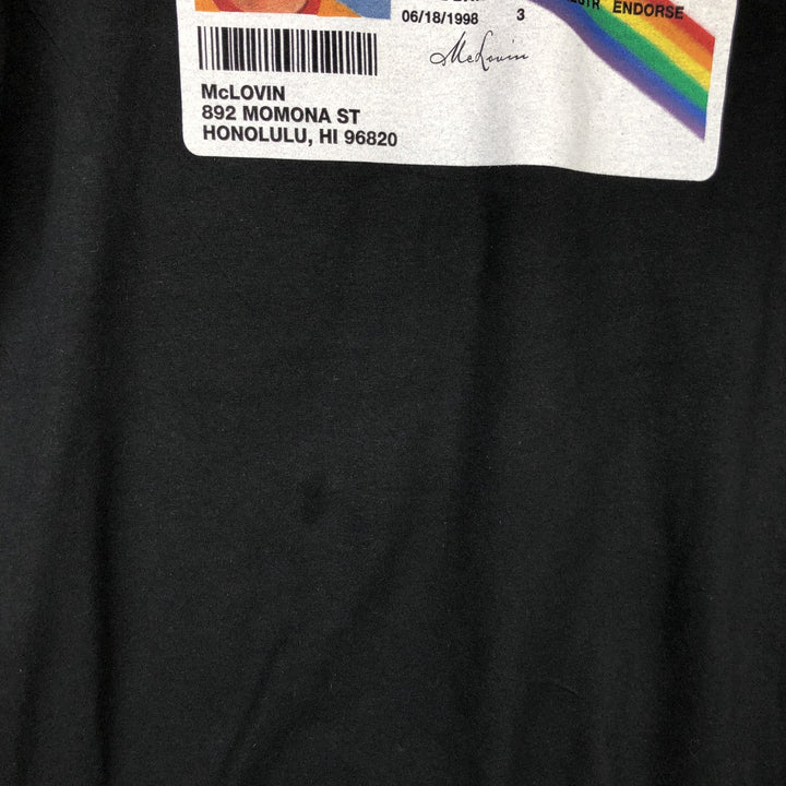 SUPER BAD (Super Bad Virgin Wars) Movie T-Shirt, Men's XL (approx.) cotton black type Vintage Second Hand