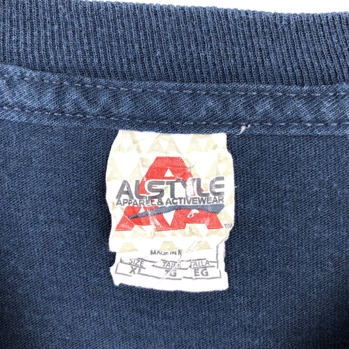 ALSTYLE The Big Lebowski Movie T-shirt (Men's XL equivalent) cotton navy blue type Vintage Second Hand