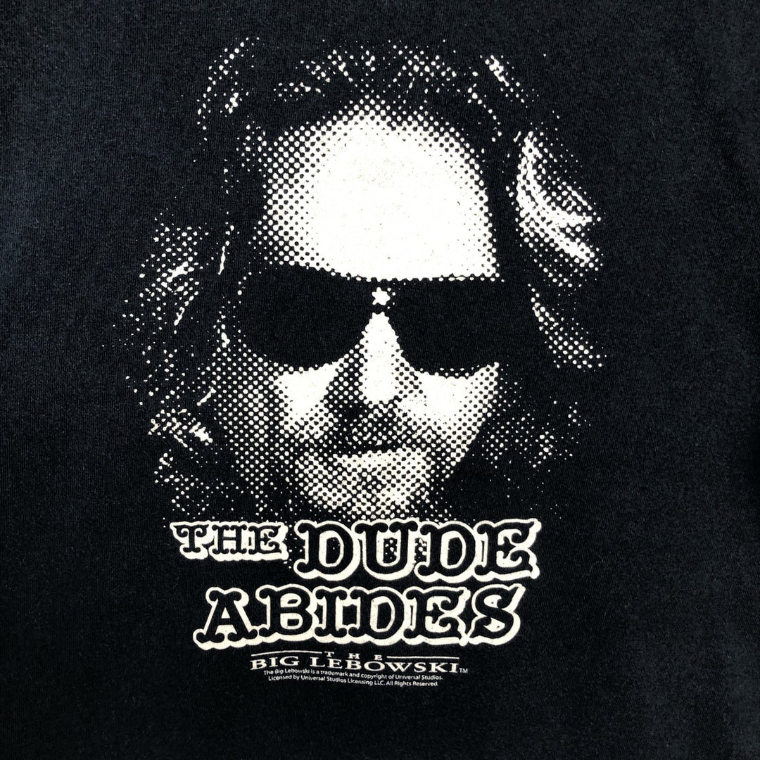 ALSTYLE The Big Lebowski Movie T-shirt (Men's XL equivalent) cotton navy blue type Vintage Second Hand