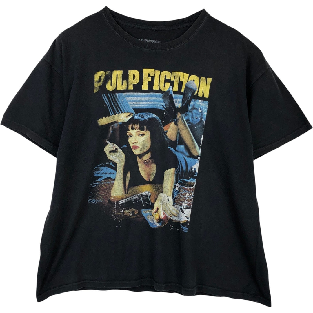 PULP FICTION Pulp Fiction Movie T-shirt Men's XL size cotton black type Vintage Second Hand