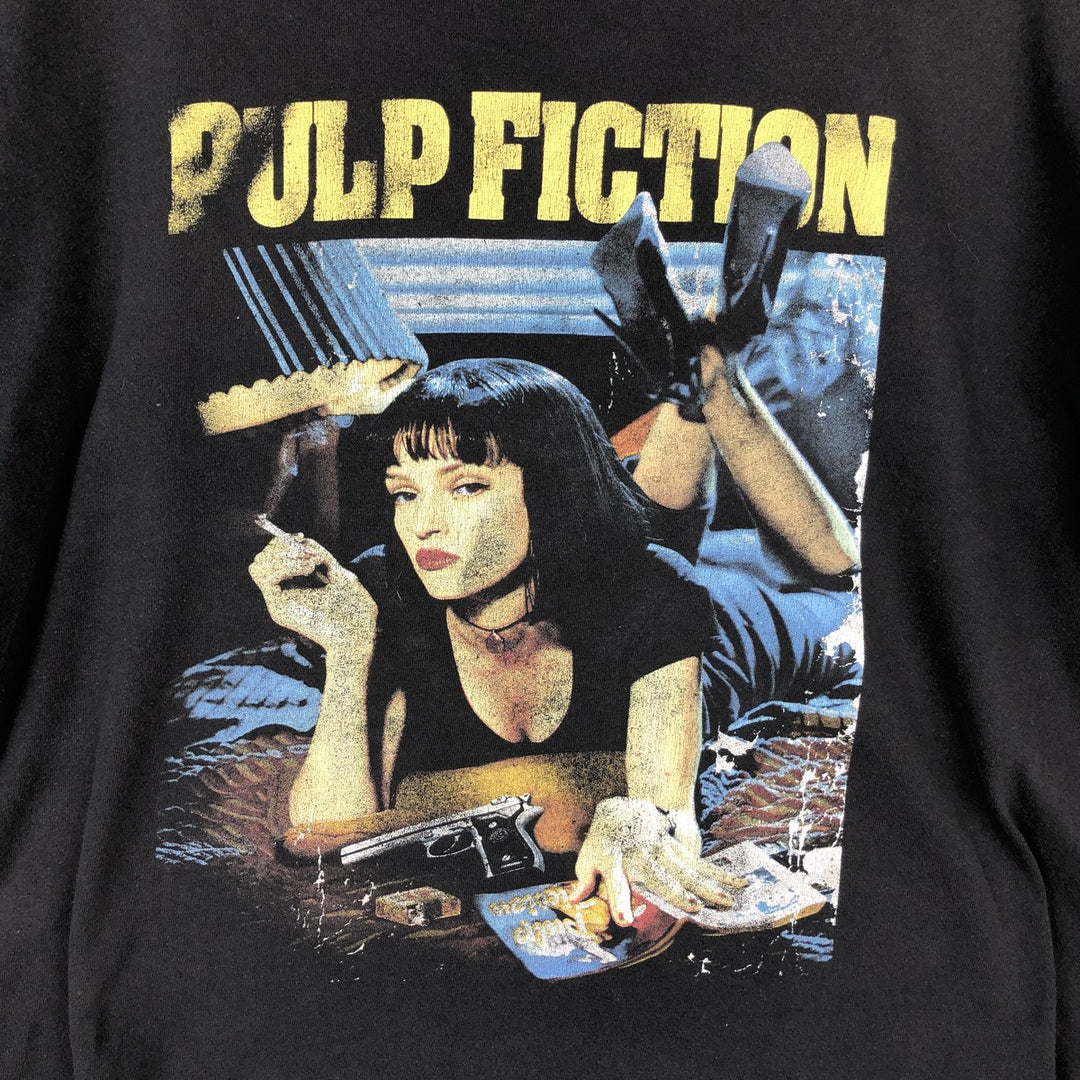 PULP FICTION Pulp Fiction Movie T-shirt Men's XL size cotton black type Vintage Second Hand