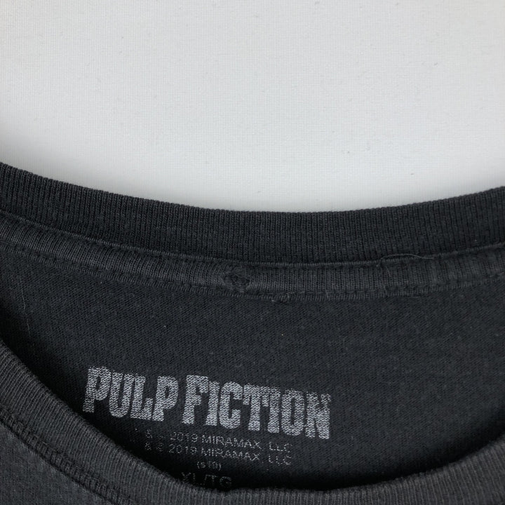 PULP FICTION Pulp Fiction Movie T-shirt Men's XL size cotton black type Vintage Second Hand