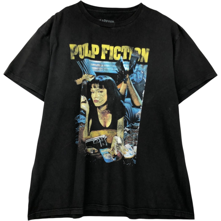 PULP FICTION Pulp Fiction Movie T-shirt Men's XL size cotton black type Vintage Second Hand