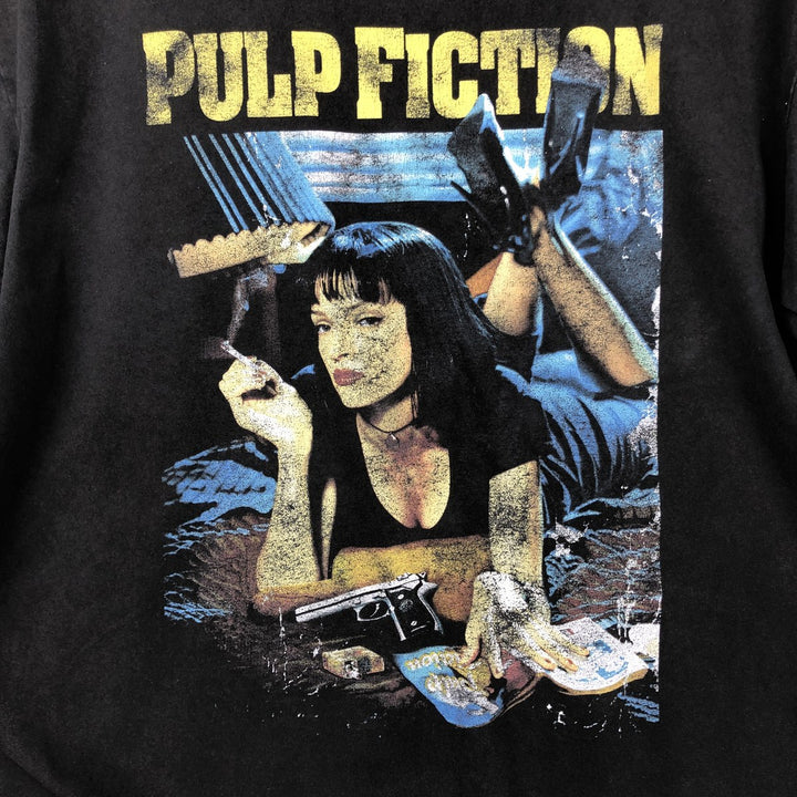 PULP FICTION Pulp Fiction Movie T-shirt Men's XL size cotton black type Vintage Second Hand