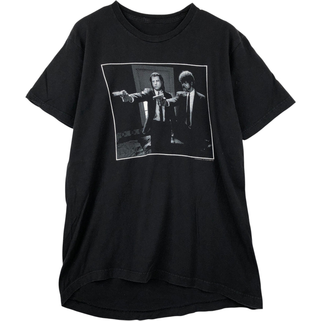 PULP FICTION Pulp Fiction Movie T-shirt Men's M size unclear black type Vintage Second Hand