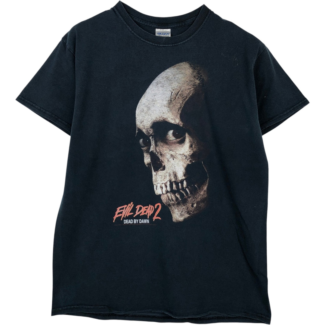Gildan Evil Dead II Movie T-Shirt (Men's Size M) cotton black type Vintage Second Hand